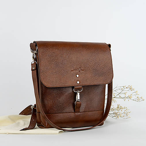 Kožený batoh Lara (dollaro brown)