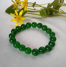 Detské doplnky - Detský náramok smaragdový jadeit - 16497251_