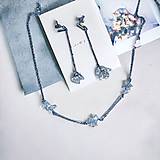 Sady šperkov - set z číreho krištáľu - 16496988_