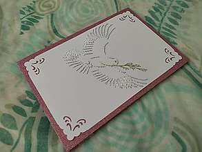 Papiernictvo - Magic card holubica - 16498165_