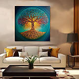 Obrazy - Mystický strom (70x70) - 16498817_