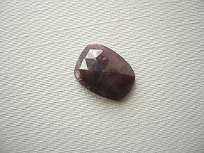 Minerály - Kabošon - safír 14 mm, č.16f - 16499455_