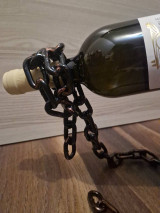 Polotovary - Stojan / držiak na fľašu (víno, whiskey, rum...) - 16501053_