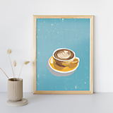 Grafika - Plagát pre kávičkárov - Cappuccino - 16500968_