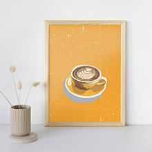 Grafika - Plagát pre kávičkárov - Cappuccino - 16500965_
