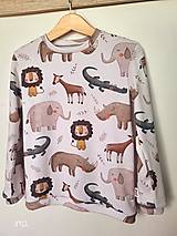 Detské oblečenie - Rebrované tričko Afrika - 16500470_