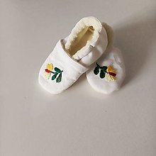 Detské topánky - Capačky kvet ornament - 16502231_