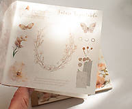 Papier - Nálepkový set - sticker book " Apricot Romance" - 16502023_
