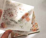 Papier - Nálepkový set - sticker book " Apricot Romance" - 16502024_