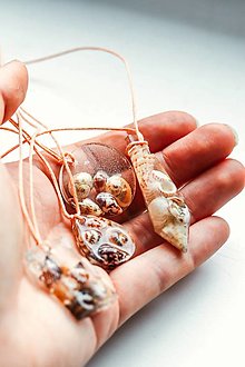 Náhrdelníky - Šperky zo série ''Kúsok mora'' - 16502789_