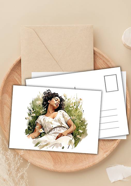 Papiernictvo - Pohľadnica " užívanie okamihov " - 16503398_