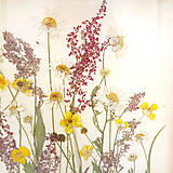 Dekorácie - Drevený živicový obrázok _ Lúčne kvety 4 - 16503188_