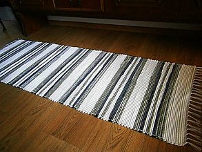 Úžitkový textil - tkany koberec olivovy - 16506781_