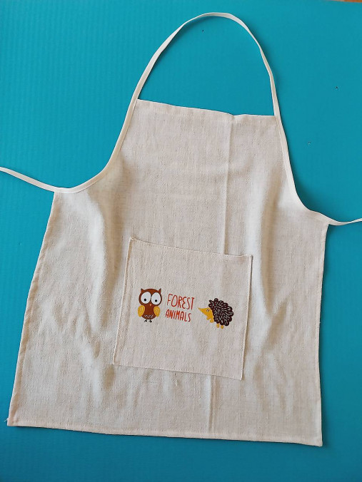 Detský textil - Detská zásterka Forest Animals - 16506285_