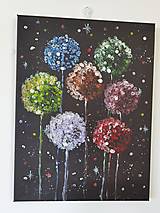 Obrazy - Bublinkové kvety - 16506753_