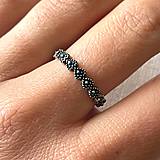 Prstene - Antique Silver Simple Ring / Starostrieborný prsteň - obrúčka filigránová E030 - 16509240_