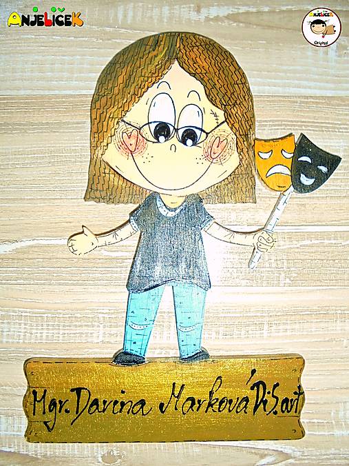 Tabuľky - Menovka - dievča - 16510792_