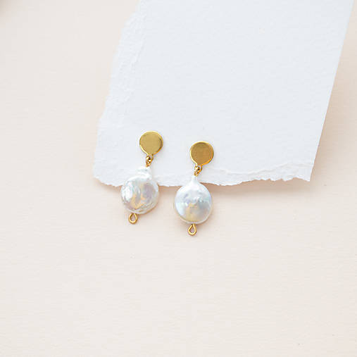 Náušnice - Náušnice riečne perly - 16510563_