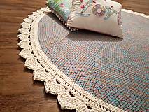 Úžitkový textil - Háčkovaný koberec - 16511308_