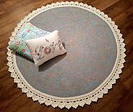 Úžitkový textil - Háčkovaný koberec - 16511313_