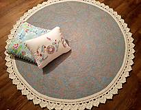 Úžitkový textil - Háčkovaný koberec - 16511314_