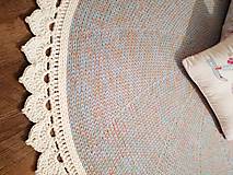 Úžitkový textil - Háčkovaný koberec - 16511315_