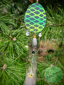 Dekorácie - Zelené.Dračie vajíčko mini lapač slnka - 16511194_