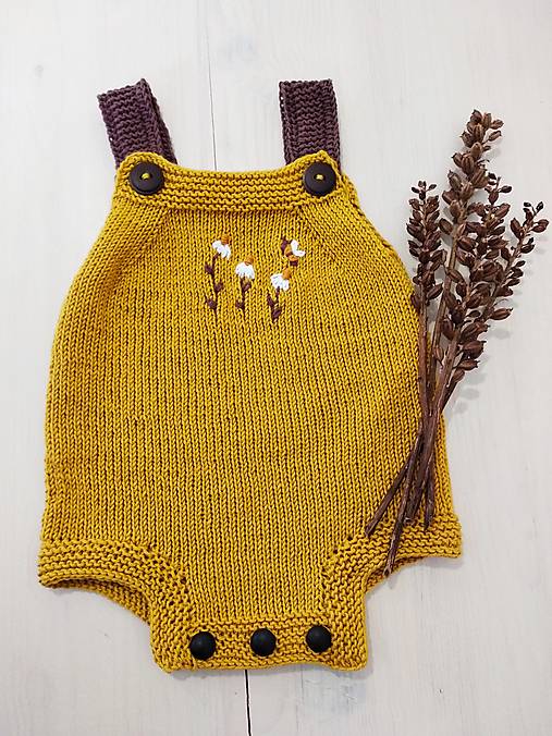 Detské oblečenie - Galoty s včielkou 100% Cotton - 16508890_