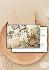 Papiernictvo - Pohľadnica "víla lesa" - 16509370_