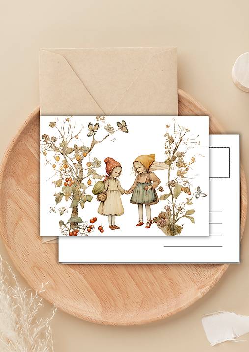 Papiernictvo - Pohľadnica "sesterstvo víl" - 16509354_