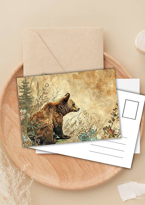 Papiernictvo - Pohľadnica z kolekcie " fauna life " maco - 16509461_