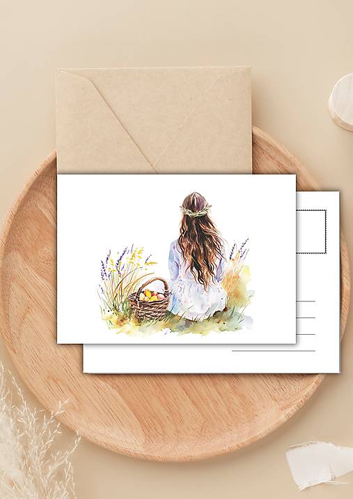 Papiernictvo - Pohľadnica " čakanie na príchod jari" - 16509549_
