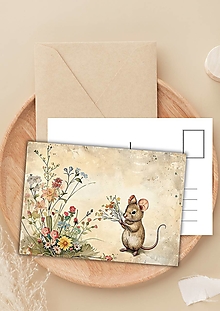 Papiernictvo - Pohľadnica "rozkošné kvety pre Teba " - 16509428_