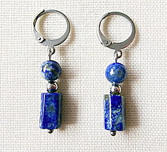 Náušnice - Náušnice s lapisom lazuli - 16510520_
