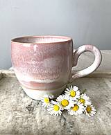 Nádoby - Ružový odtieň šťastia  - midi mug (180ml) - 16512133_