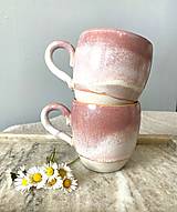 Nádoby - Ružový odtieň šťastia  - midi mug (180ml) - 16512137_