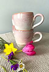 Nádoby - Ružový odtieň šťastia  - midi mug (180ml) - 16512141_