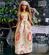 Hračky - Zajačikové dlhé šaty pre Barbie - 16512557_