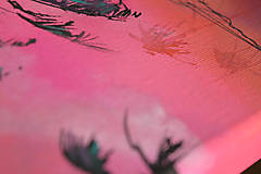 Obrazy - "Pink Thai" tlač. reprodukcia na plátne 45cm x 30cm - 16511515_