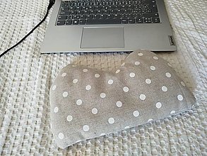 Úžitkový textil - pohánková podložka k počítaču - 16513030_