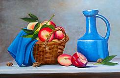 Obrazy - Jablká v košíku - 16512154_