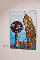Obrazy - LONDON, Big Ben, Underground - 16511398_