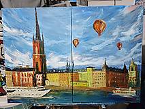 Obrazy - Stockholm city - 16511408_