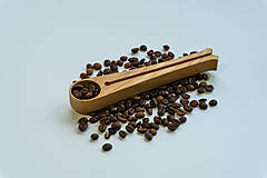 Príbory, varešky, pomôcky - Štipec na kávu s naberačkou - 16512418_