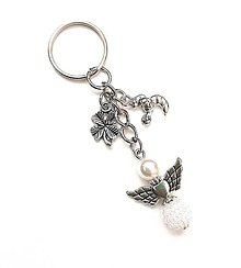 Kľúčenky - Kľúčenka "znamenia" s anjelikom (škorpión) - 16514608_