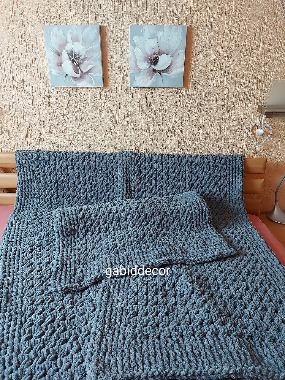 Jemnučká a ľahká deka/prehozy na sedaciu súpravu z priadze alize puffy