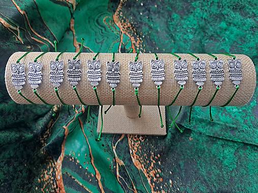 Náramky - v jednoduchosti je krása sova - 16516358_