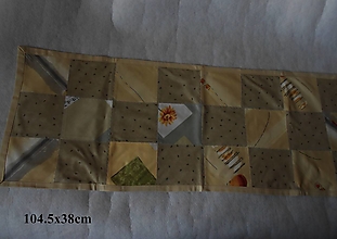 Úžitkový textil - obrus patchwork - 16516438_
