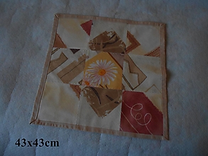 Úžitkový textil - prestieranie kvet - 16516481_