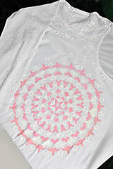 Topy, tričká, tielka - JoanesS ručně malované triko s dlouhým rukávem - 16514912_